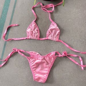 Pink bikini brand new handmade